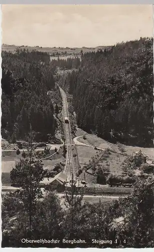 (52412) Foto AK Oberweißbacher Bergbahn 1960