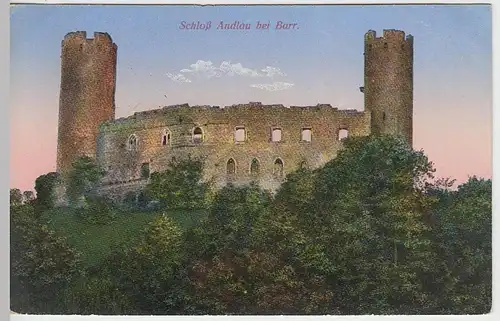 (39948) AK Burg Hoh-Andlau bei Barr, 1915