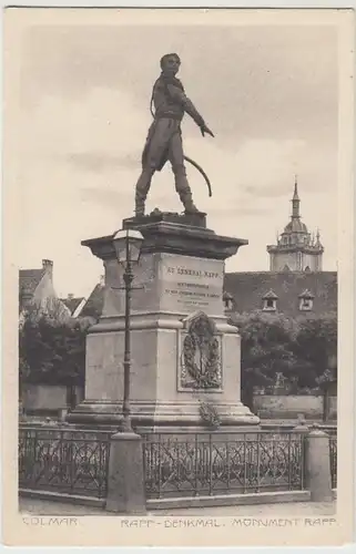 (38860) AK Colmar, Rapp-Denkmal 1920er