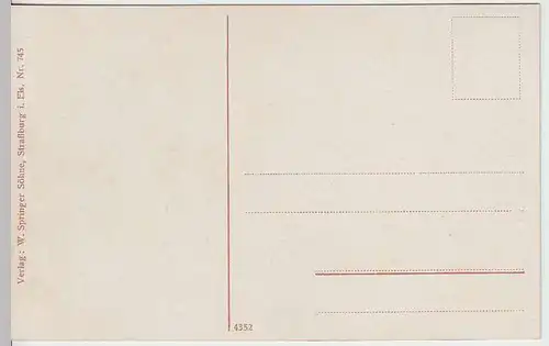 (34340) AK Sankt Kreuz im Leberthal, Bahnhofstraße, vor 1945