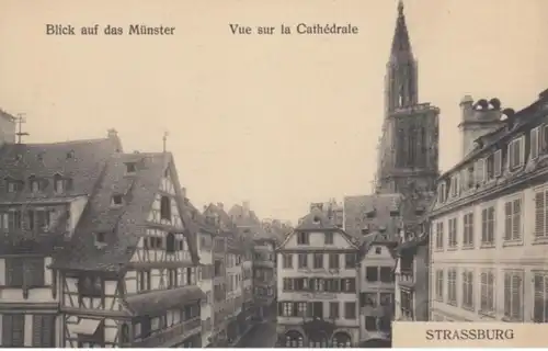 (318) AK Straßburg, Strasbourg, Elsass, Münster 1910er