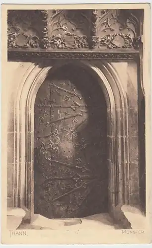 (31401) AK Thann, Münster, Tür, vor 1945