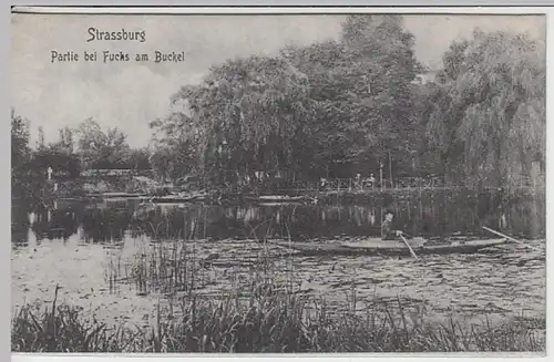 (28100) AK Strassburg, Partie bei Fuchs am Buckel, vor 1905