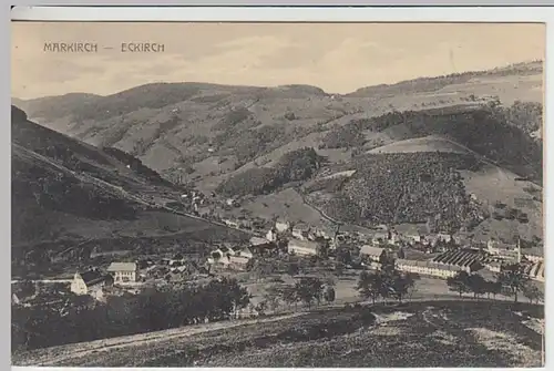 (25820) AK Markirch, Elsass, Eckirch, Panorama, Feldpost 1914