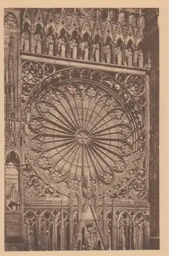 (1889) AK Straßburg, Elsass, Kathedrale, Hauptportal, um 1927
