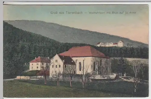 (17178) AK Thierenbach (Jungholtz, Elsaß), Wallfahrtsort m. St. Anna, vor 1945