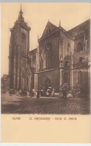 (12031) AK Colmar, Elsass, St. Martinskirche, vor 1945