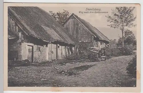 (110839) AK Stemlisberg, Weg nach dem Kahlen Wasen, Petit Ballon vor 1945