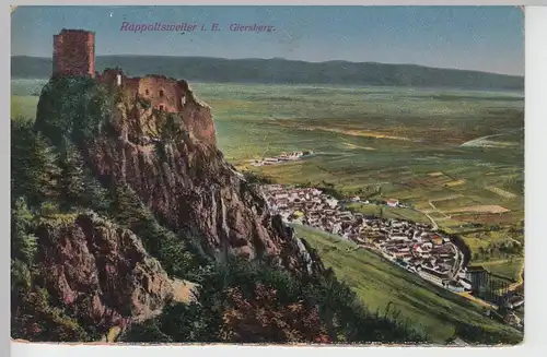 (110835) AK Rappoltsweiler, Ribeauvillé, Giersberg, 1929