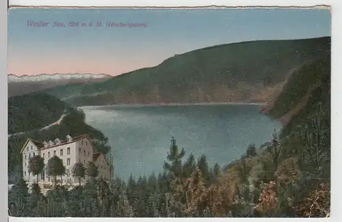 (110827) AK Weißer See, Lac Blanc (Hochvogesen), 1910/20er