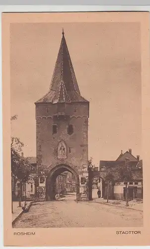 (106060) AK Rosheim, Stadttor, vor 1945