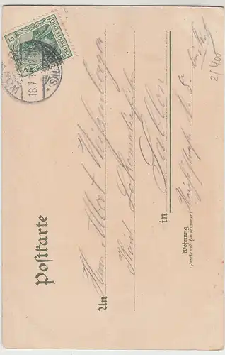 (105936) Künstler AK W?rth, Wörth, Kaiser Friedrich Denkmal, gelaufen 1911