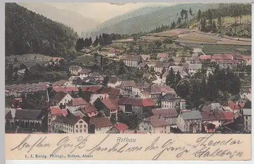 (105801) AK Rothau, Totale 1900