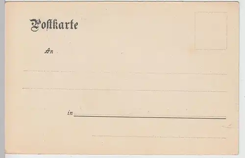 (105400) AK Masmünster, Partie beim Rathaus, um 1900