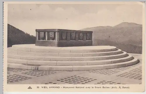 (103912) AK Vieil Armand, Hartmannswillerkopf, Monument National, vor 1945