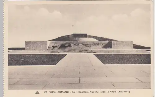 (103911) AK Vieil Armand, Hartmannswillerkopf, Monument National, vor 1945