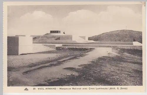 (103909) AK Vieil Armand, Hartmannswillerkopf, Monument National, vor 1945