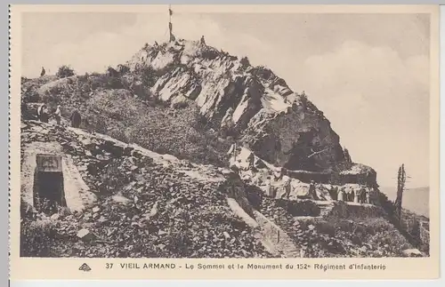 (103906) AK Vieil Armand, Hartmannswillerkopf, Le Sommet et le Monument du 152e