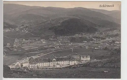 (100851) AK Schirmeck, Gesamtansicht, vor 1945