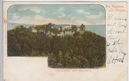 (100199) AK St. Odilienberg, Mont Ste. Odile, mit Glitzereffekt 1901