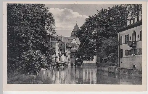 (100195) AK Strassburg, Strasbourg, Am Wörthel, vor 1945