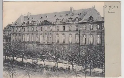 (100193) AK Strassburg, Strasbourg, Rathaus, vor 1905