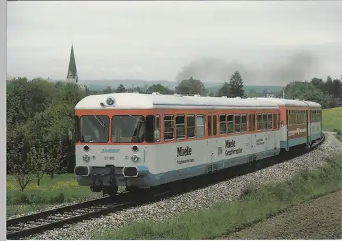 (70281) AK Dieseltriebwagen VT 405 a.d. Strecke Nürtingen-Neuffen 1983