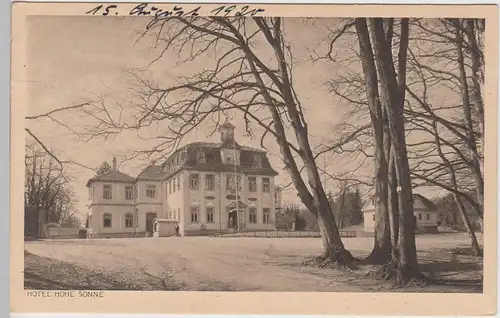 (99951) AK Hotel Hohe Sonne, Rennsteig, Eisenach 1920