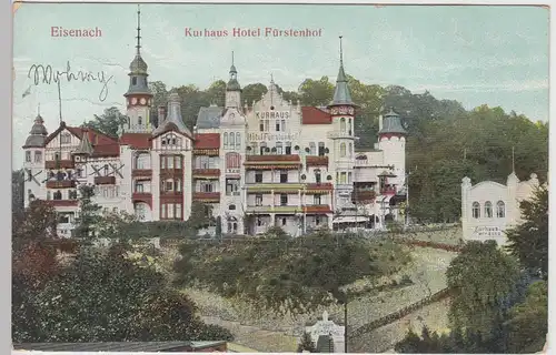 (97737) AK Eisenach, Kurhaus Hotel Fürstenhof 1911