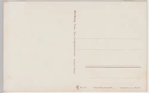 (96828) Künstler AK Eisenach, Wartburg, Landgrafenzimmer, vor 1945