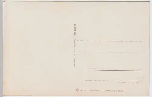 (96821) AK Eisenach, Wartburg, zweiter Burghof, Haupthof, vor 1945