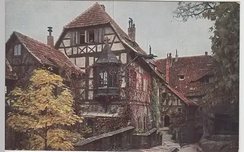 (96819) AK Eisenach, Wartburg, Burghof, Vorhof, vor 1945