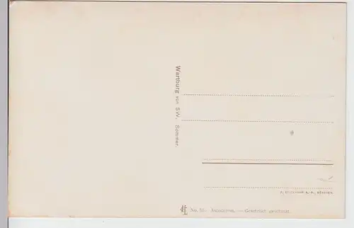 (96818) AK Eisenach, Wartburg von Südwest, vor 1945