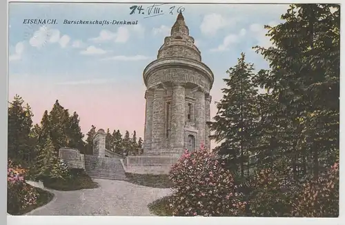 (76270) AK Eisenach, Burschenschaftsdenkmal 1926