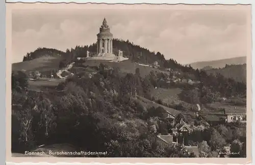 (64033) Foto AK Eisenach, Burschenschaftsdenkmal 1936