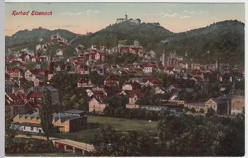 (53151) AK Kurbad Eisenach, Gesamtansicht, vor 1945