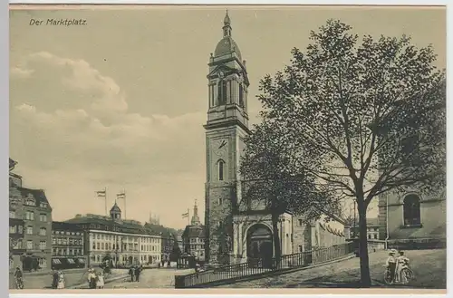 (49754) AK Eisenach, Marktplatz, aus Leporello vor 1945