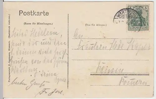 (15930) AK Eisenach, Th., Dr. Fritz Reuter Villa, Wartburg, um 1906