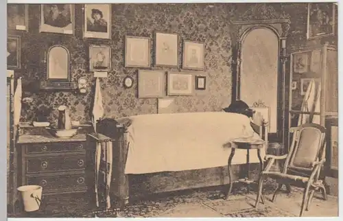 (14848) AK Eisenach, Th., Reuterhaus, Sterbezimmer, vor 1945