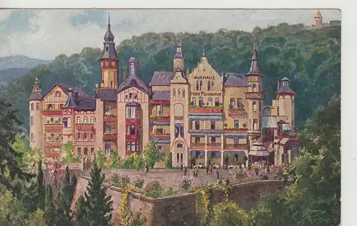 (107859) Künstler AK Eisenach, Kurhaus Hotel Fürstenhof, vor 1945