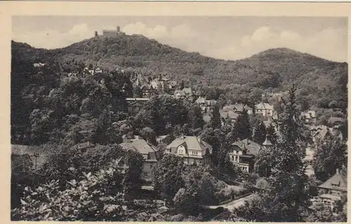 (107858) AK Eisenach, Stadt mit Wartburg 1953