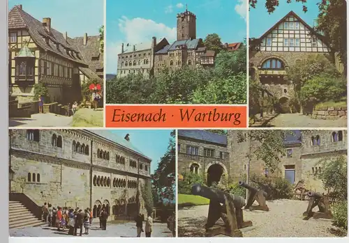 (102294) AK Eisenach, Wartburg, Mehrbildkarte 1979