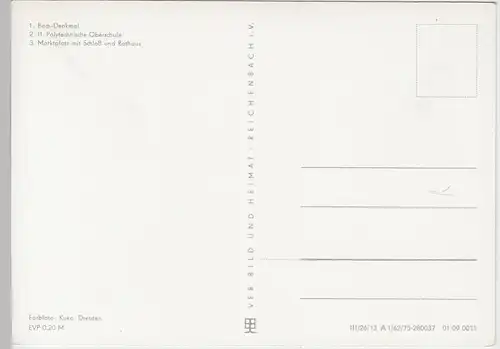 (102274) AK Eisenach, Mehrbildkarte 1975
