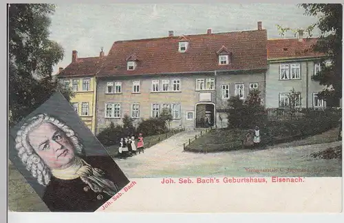 (101155) AK Eisenach, Bachhaus, vor 1945