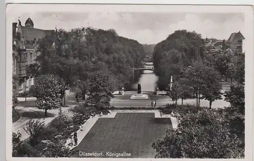 (95166) Foto AK Düsseldorf, Königsallee, nach 1945