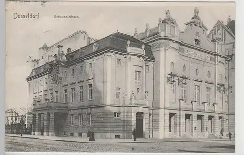 (78540) AK Düsseldorf, Schauspielhaus 1908