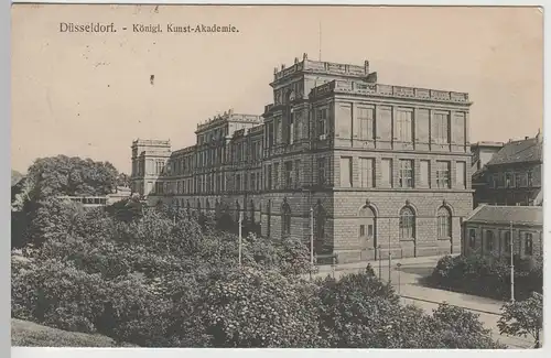 (74805) AK Düsseldorf, Königl. Kunst-Akademie, 1910