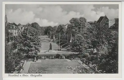 (67852) AK Düsseldorf, Königsallee, nach 1945