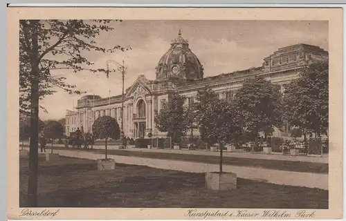 (66312) AK Düsseldorf, Kunstpalast im Kaiser Wilhelm-Park, vor 1945