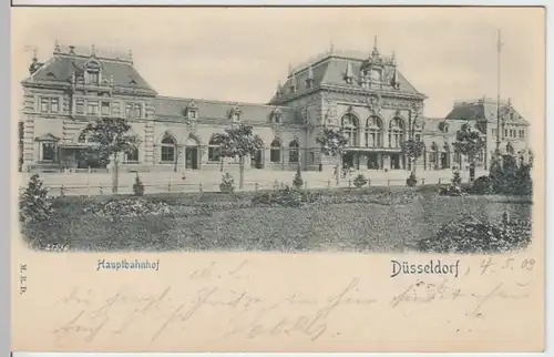 (6042) AK Düsseldorf, Hauptbahnhof 1903